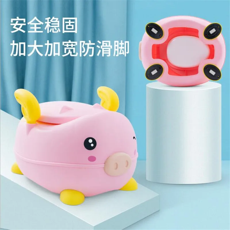 Baby Potty Toilet Bowl Children's Training Pan Toilet Seat Cartoon pig Bedpan Portable Kids Urinal Comfortable Backrest Potties
Baby Potty Toilet Bowl Children's Training Pan Toilet Seat Cartoon pig Bedpan Portable Kids Urinal Comfortable Backrest Potties
