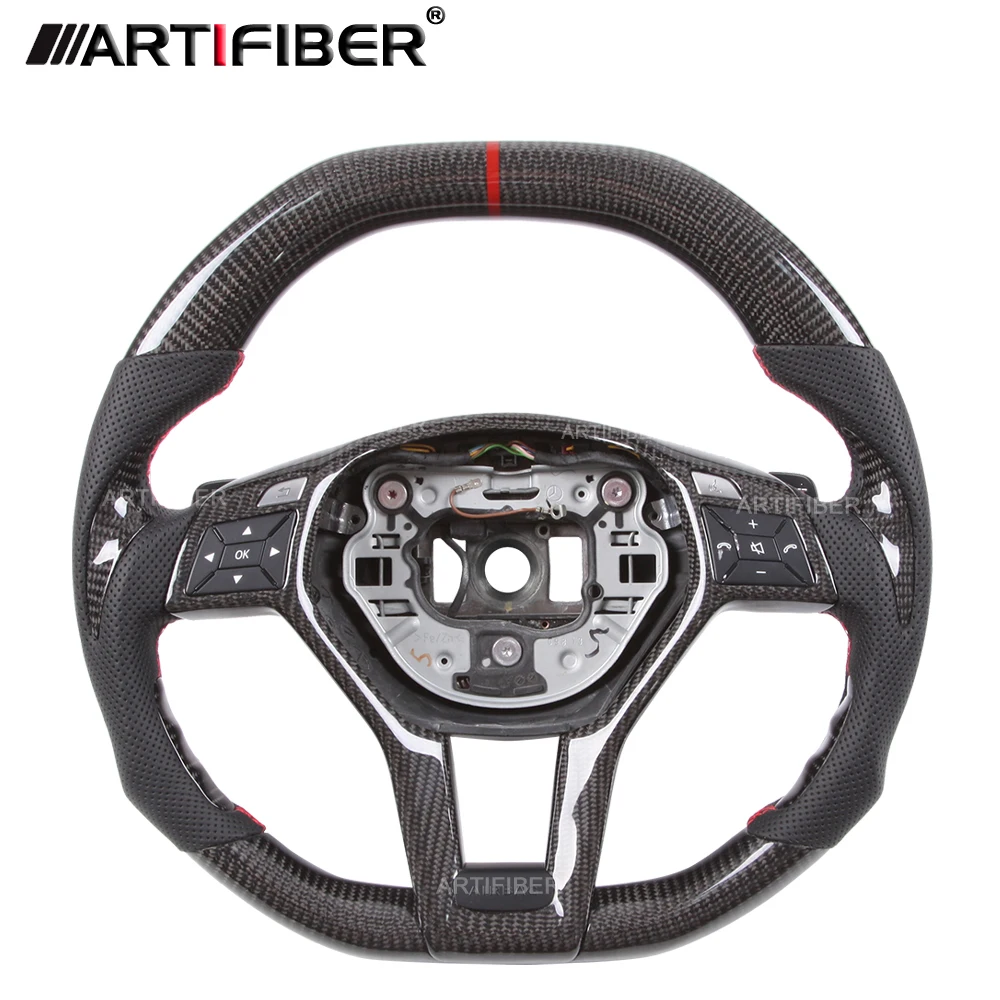 Рулевое колесо из углеродного волокна для Mercedes Benz C117 X117 W218 X218 R231 E63 C63 A45 G63 C45 A43
Рулевое колесо из углеродного волокна для Mercedes Benz C117 X117 W218 X218 R231 E63 C63 A45 G63 C45 A43