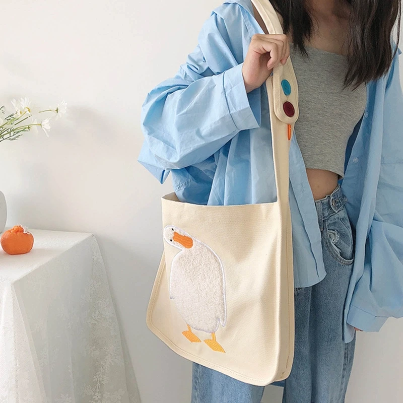 Women Ladies Cartoon Canvas Embroidery Crossbody Shoulder Bag Tote Purse Satchel Shopping Bags
Women Ladies Cartoon Canvas Embroidery Crossbody Shoulder Bag Tote Purse Satchel Shopping Bags