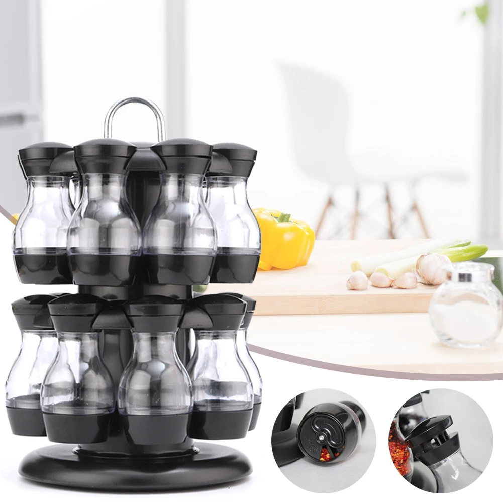 Rotating spice rack with spice jars spice jars for salt pepper pepper spray bottle kitchen storage box органайзер для кухни
Rotating spice rack with spice jars spice jars for salt pepper pepper spray bottle kitchen storage box органайзер для кухни