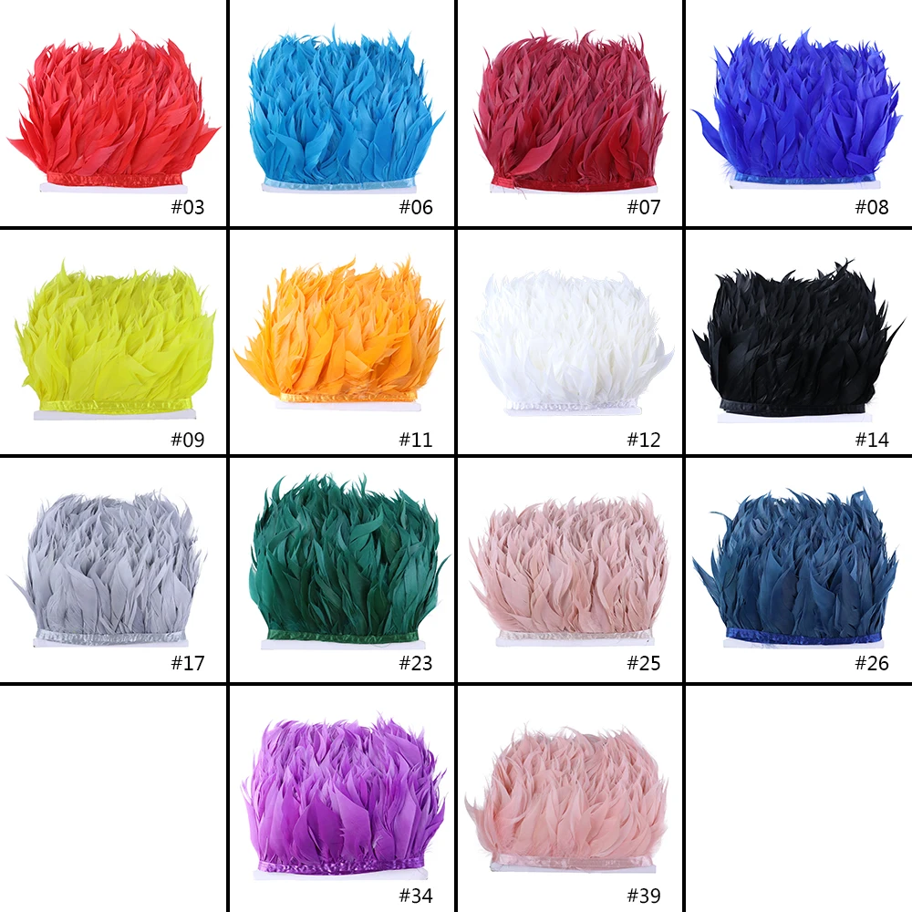 5 Meters Natural Exquisite Goose Feather Trim Fringe DIY Party Home Decoration Clothes Accessory Plumes Crafts 8-10CM Wholesale
5 Meters Natural Exquisite Goose Feather Trim Fringe DIY Party Home Decoration Clothes Accessory Plumes Crafts 8-10CM Wholesale