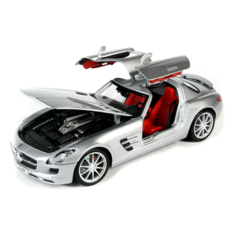 Maisto 1:18 Mercedes-Benz SLS AMG Silver Alloy Luxury Vehicle Diecast Pull Back Car Goods Model Toy Collection
Maisto 1:18 Mercedes-Benz SLS AMG Silver Alloy Luxury Vehicle Diecast Pull Back Car Goods Model Toy Collection