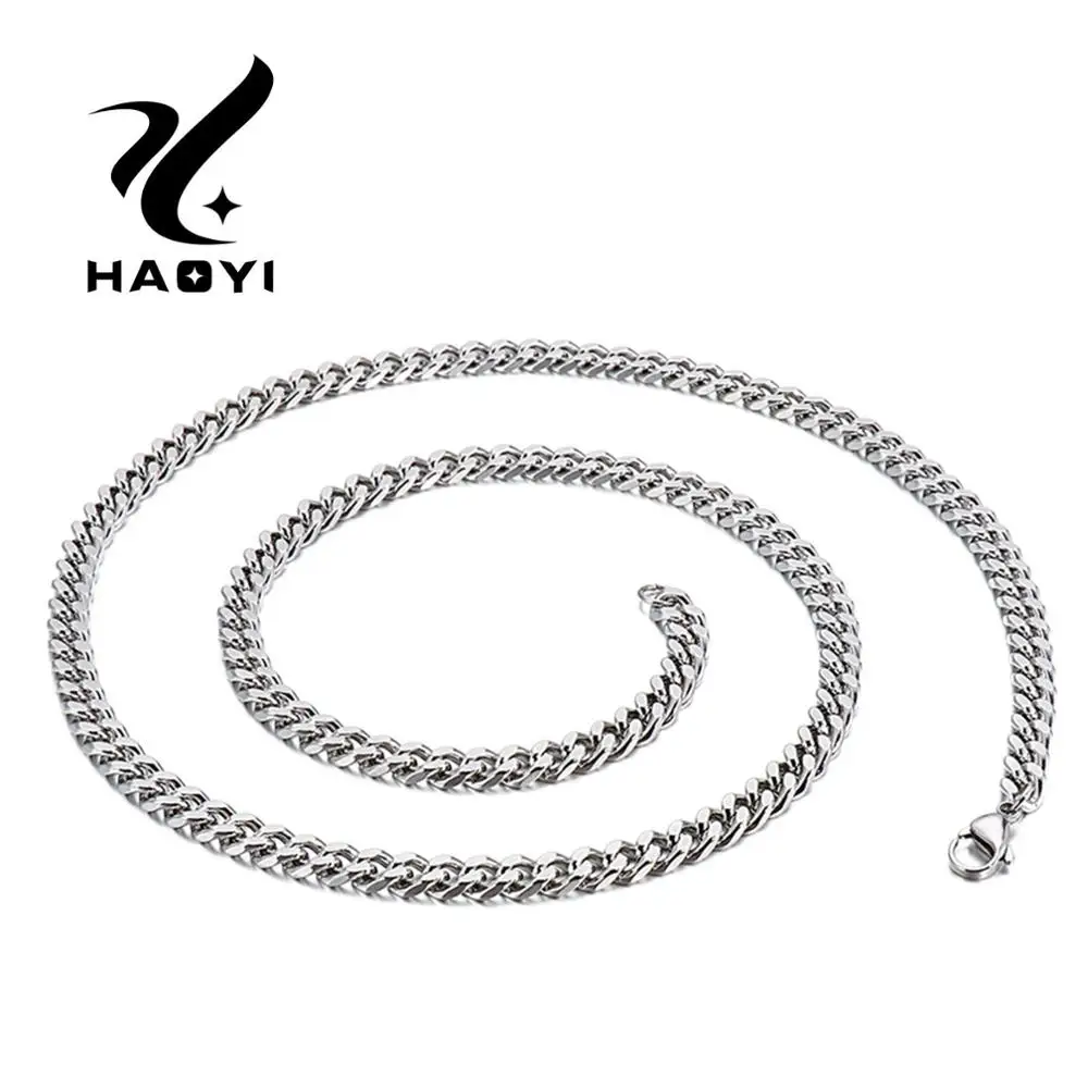 HAOYI Fashion Silver color Stainless Steel Small Necklace Charm Simple style Trend Party Men's Jewelry Multiple Sizes
HAOYI Fashion Silver color Stainless Steel Small Necklace Charm Simple style Trend Party Men's Jewelry Multiple Sizes