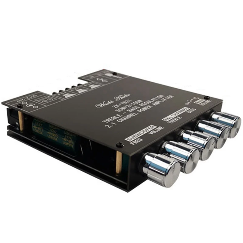 Audio 2.1 Channel Bluetooth 5.0 Digital Power Amplifier Module Power High and Bass Adjustment Power Amplifier Board
Audio 2.1 Channel Bluetooth 5.0 Digital Power Amplifier Module Power High and Bass Adjustment Power Amplifier Board