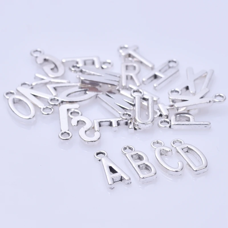 26 pcs Alphabet Charm Pendant Gold Bronze Silver Color Letter Charms For Jewelry Making Vintage Accessories Set Handmade Pendant
26 pcs Alphabet Charm Pendant Gold Bronze Silver Color Letter Charms For Jewelry Making Vintage Accessories Set Handmade Pendant