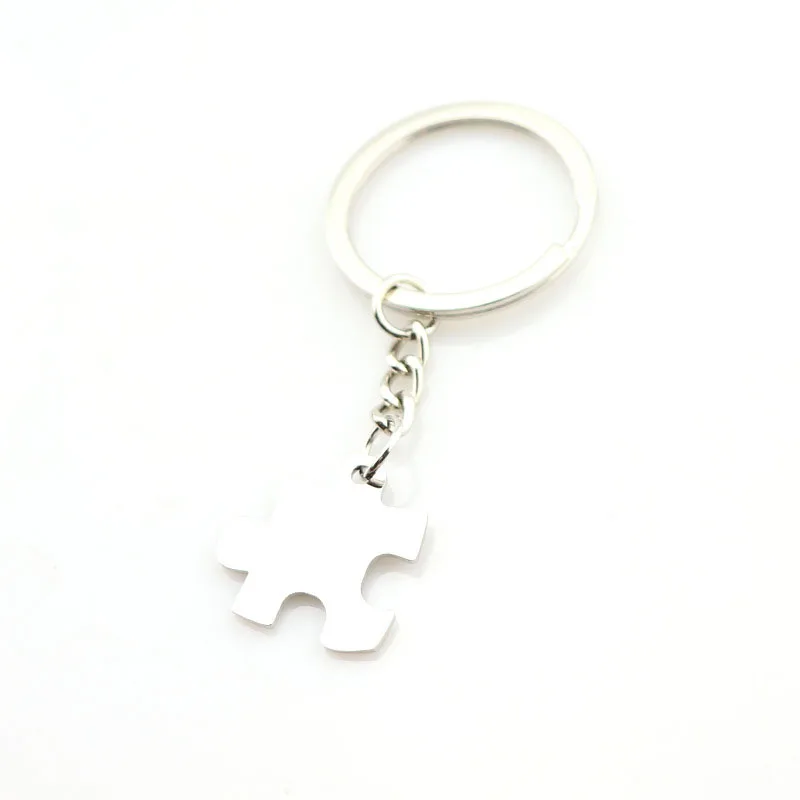 RE 50pcs Creative Single Puzzle Keychain Can Be Engraved LOGO Puzzle Gadgets Keychains Car Bag Pendant Trinket Key ring D0813
RE 50pcs Creative Single Puzzle Keychain Can Be Engraved LOGO Puzzle Gadgets Keychains Car Bag Pendant Trinket Key ring D0813