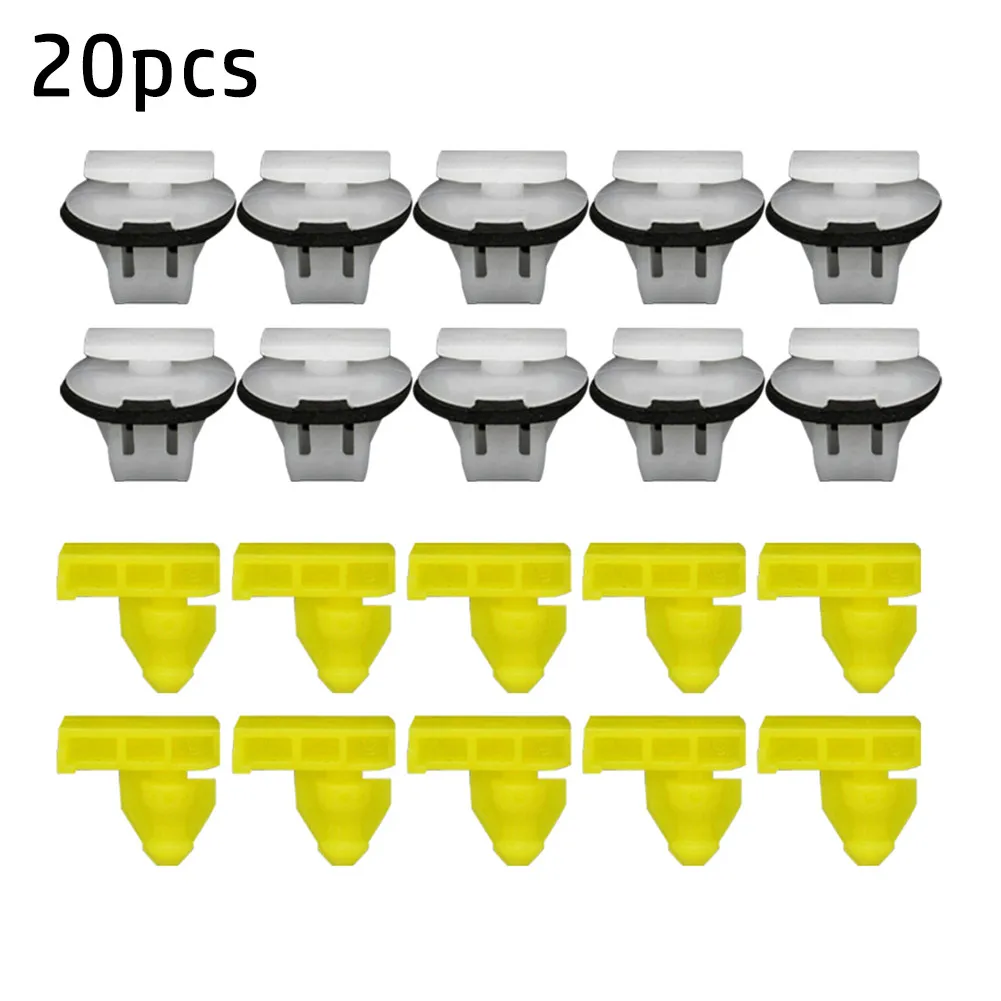 20PCS Fixing Clips Set 76847-JG00A 76882-JG10A Accessory For Nissan Juke Moulding Replacement Practocal Useful
20PCS Fixing Clips Set 76847-JG00A 76882-JG10A Accessory For Nissan Juke Moulding Replacement Practocal Useful