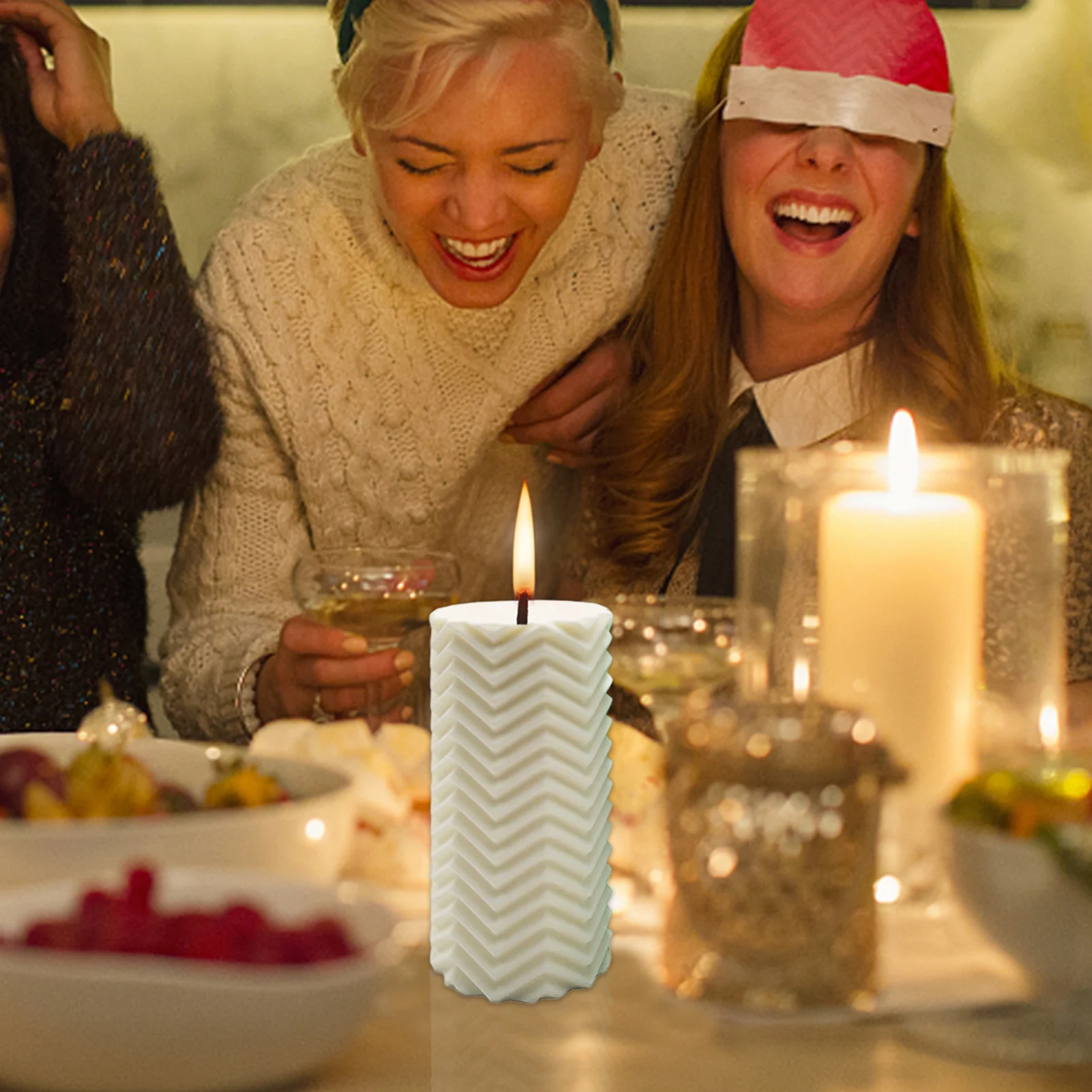 Cylindrical Candle Molds Water Cube Horizontal Fold Vertical Ripple Styles Silicone Mold DIY Aromatherapy Candle Making Mould
Cylindrical Candle Molds Water Cube Horizontal Fold Vertical Ripple Styles Silicone Mold DIY Aromatherapy Candle Making Mould