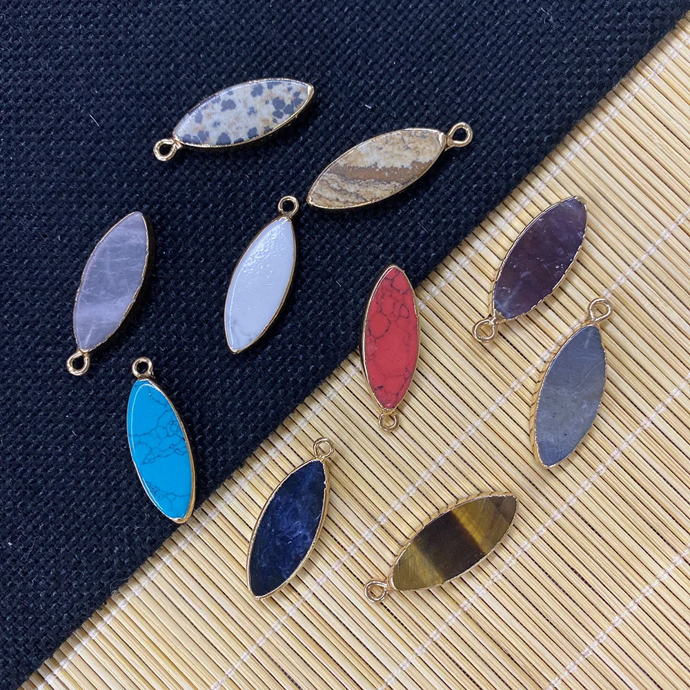 1pcs Natural Stone Labradorite Amethyst Turquoise Charm Pendant Used In IDY Jewelry Making Necklace Bracelet Earring Size14x28mm
1pcs Natural Stone Labradorite Amethyst Turquoise Charm Pendant Used In IDY Jewelry Making Necklace Bracelet Earring Size14x28mm