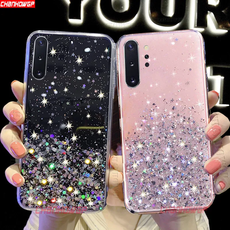 Блестящий Мягкий чехол из ТПУ для Huawei Honor 20 20S 10i 10 Lite 9X Pro 9A 8C 8S 8A 8X 7X 7A 7C View 30 Play с