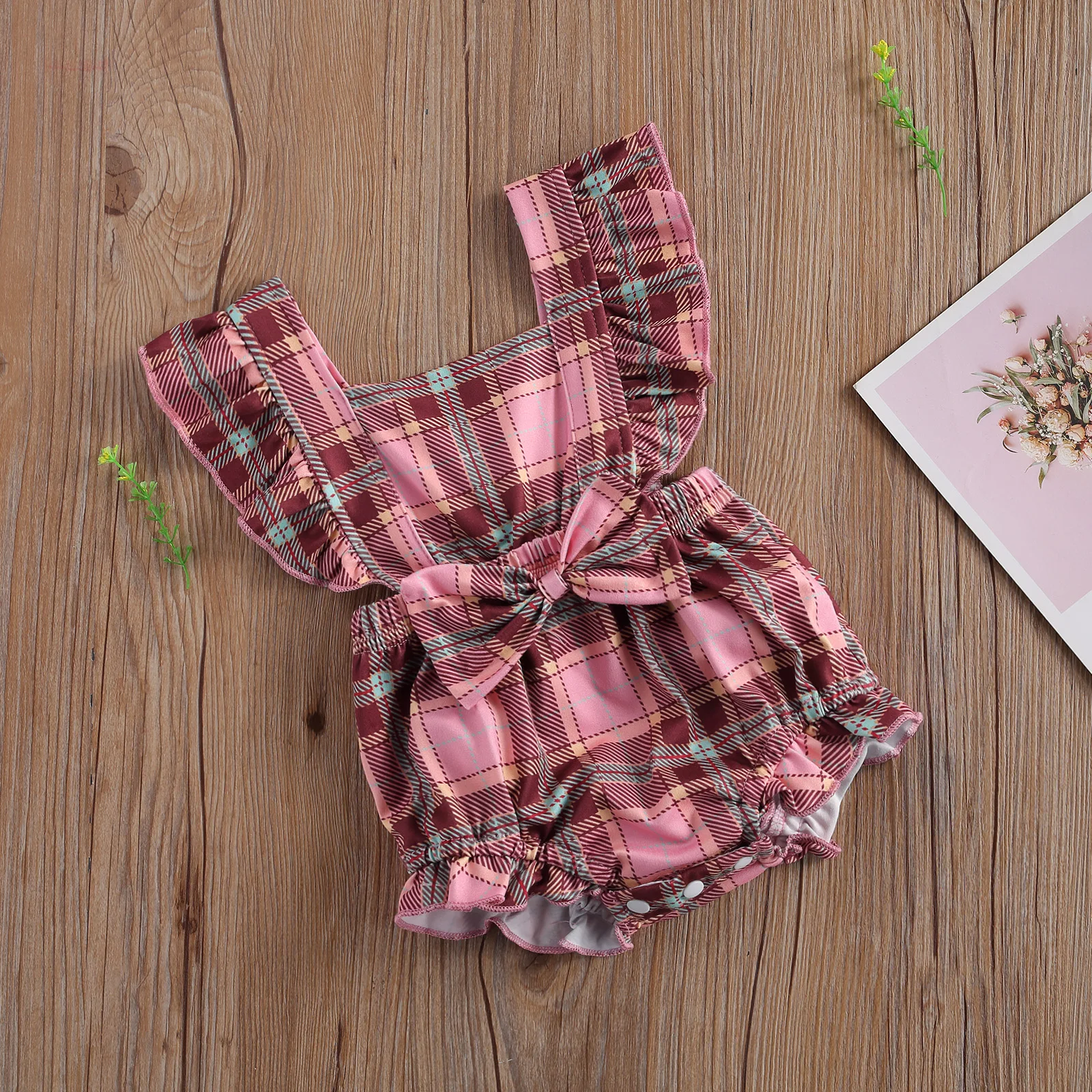 Newborn Baby Girls 0-24M Plaid Rompers Summer Ruffles Short Sleeve Jumpsuits One Piece
Newborn Baby Girls 0-24M Plaid Rompers Summer Ruffles Short Sleeve Jumpsuits One Piece