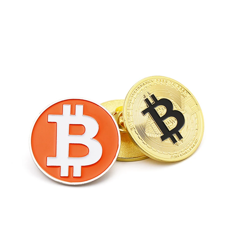 3mm Creative Souvenir Zinc Alolly Bitcoin BTC Brooch Fashion High Quality it Coin Art Collection Physical Gold Commemorative
3mm Creative Souvenir Zinc Alolly Bitcoin BTC Brooch Fashion High Quality it Coin Art Collection Physical Gold Commemorative