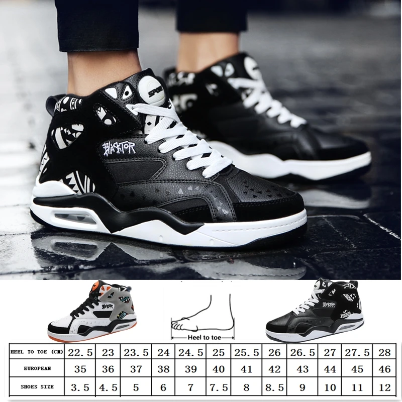 Fashion Air Cushioning Basket Sport Homme Rubber Platform Sneakers For Male Wear-resistant Non-slip Size 37-46 Basketball Shoes
Fashion Air Cushioning Basket Sport Homme Rubber Platform Sneakers For Male Wear-resistant Non-slip Size 37-46 Basketball Shoes