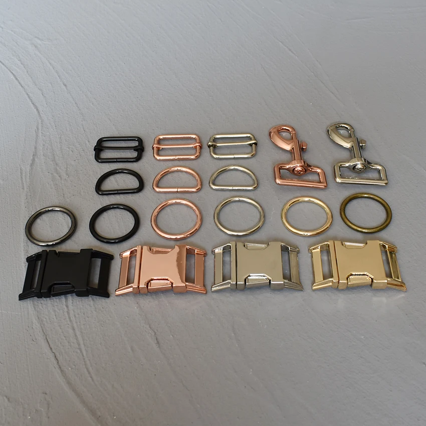 10 Pcs 30mm Metal D Ring Belt Straps Slider Quick Release Buckle Spring Hook For Dog Collar Leash Harness Accessories 30-1
10 Pcs 30mm Metal D Ring Belt Straps Slider Quick Release Buckle Spring Hook For Dog Collar Leash Harness Accessories 30-1