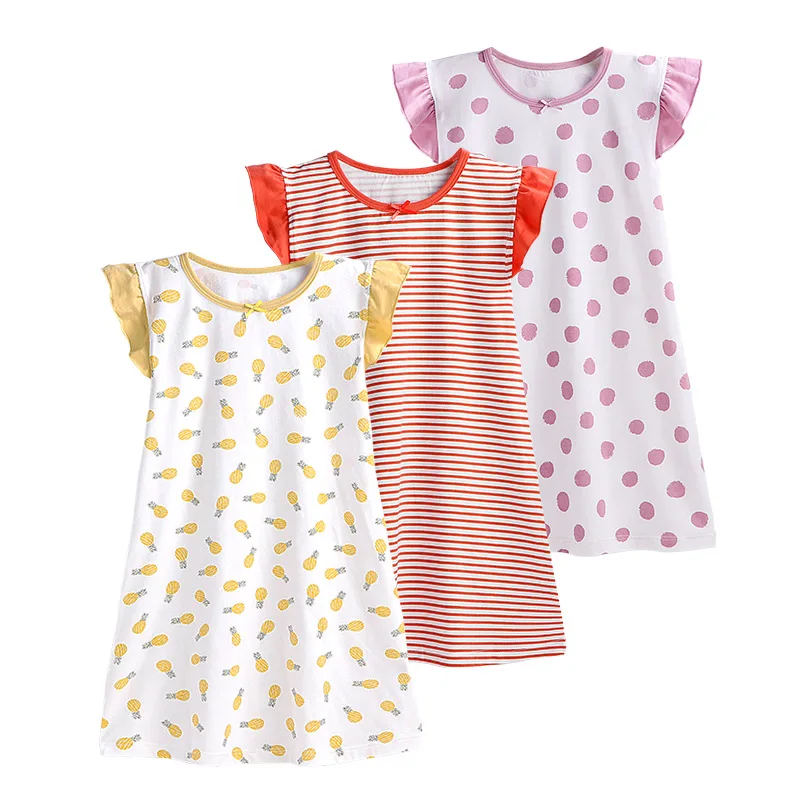 Kids Pajamas Baby Girls Short Nightgowns 100% Cotton Nightdress Summer Baby Clothes Sleepwear Little Girl Night Sleeping Dress
Kids Pajamas Baby Girls Short Nightgowns 100% Cotton Nightdress Summer Baby Clothes Sleepwear Little Girl Night Sleeping Dress