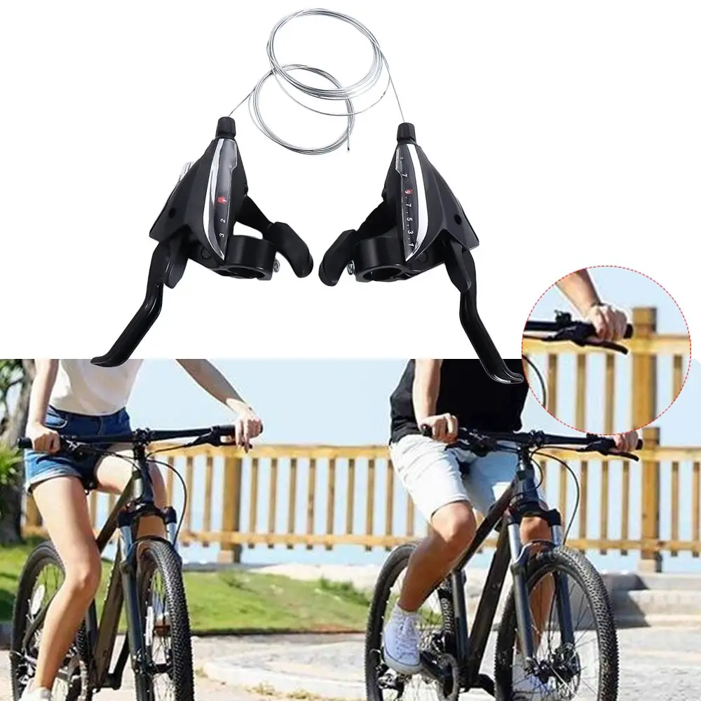 1Pair EF65 Bicycle Trigger Shifter Mountain Bike Aluminum Alloy 21/24/27 Speed Trigger Shifter Brake Deraille EF65-7-8-9
1Pair EF65 Bicycle Trigger Shifter Mountain Bike Aluminum Alloy 21/24/27 Speed Trigger Shifter Brake Deraille EF65-7-8-9