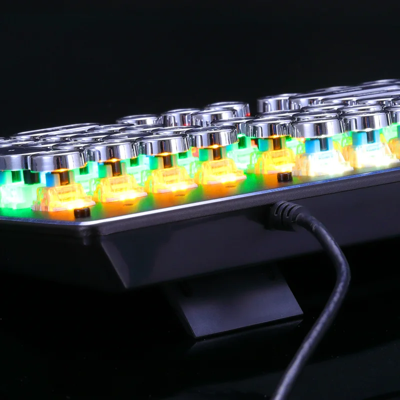 Steampunk Mechanical Gaming Keyboard 104 Keys RGB Backlit USB Wired For Professional Keyboard For Gamer Notebook PC For Gaming
Steampunk Mechanical Gaming Keyboard 104 Keys RGB Backlit USB Wired For Professional Keyboard For Gamer Notebook PC For Gaming