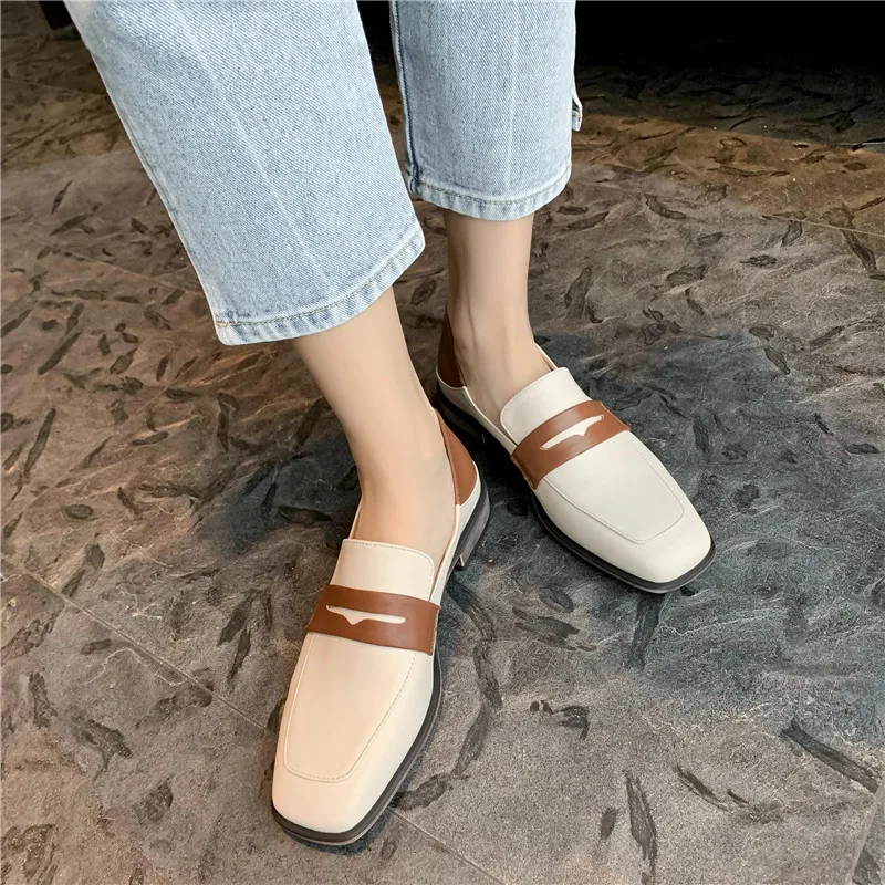 FEDONAS Fashion Square Toe Shoes Women Pumps Women Spring Summer Quality Shoes Square Heels Genuine Leather Concise Shoes Woman
FEDONAS Fashion Square Toe Shoes Women Pumps Women Spring Summer Quality Shoes Square Heels Genuine Leather Concise Shoes Woman