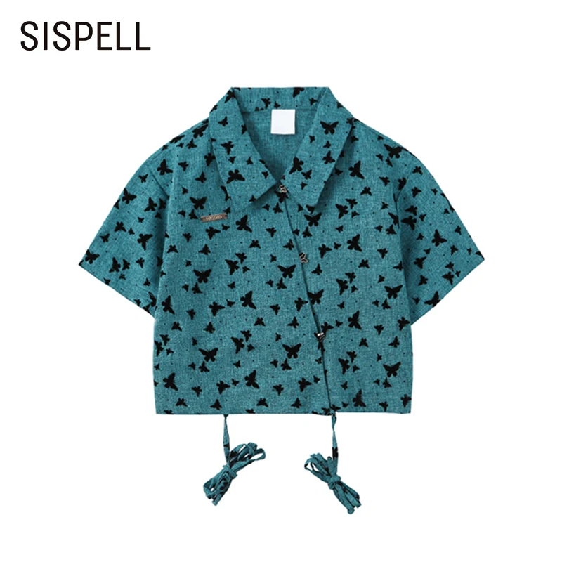 Женская рубашка с отложным воротником SISPELL, Повседневная Блузка с коротким рукавом и высокой талией, Облегающая рубашка, популярный цвет
Женская рубашка с отложным воротником SISPELL, Повседневная Блузка с коротким рукавом и высокой талией, Облегающая рубашка, популярный цвет
