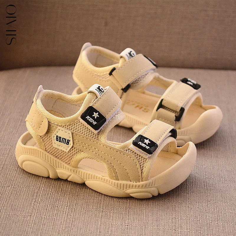 Boys' soft soled beach shoes head covering foot protection anti kick soft soled non slip walking shoes children's sports
Boys' soft soled beach shoes head covering foot protection anti kick soft soled non slip walking shoes children's sports