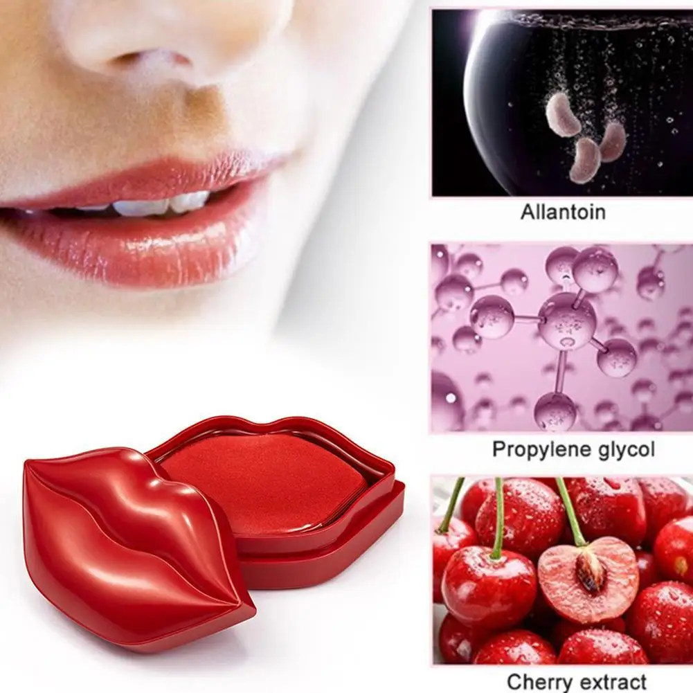 

20pcs Lip Mask Hydrating Double Care Moisturizing Anti-drying Cracking Fading Lip Wrinkles Skin Care Lip Care TSLM1