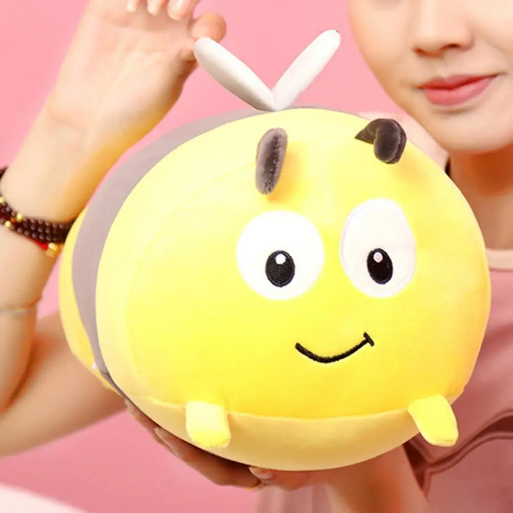 Плюшевая подушка в виде пчелы, модный Декор без запаха, мягкая божья коровка, предназначенная для лежания, подушка божьей коровки, подушка божьей коровки