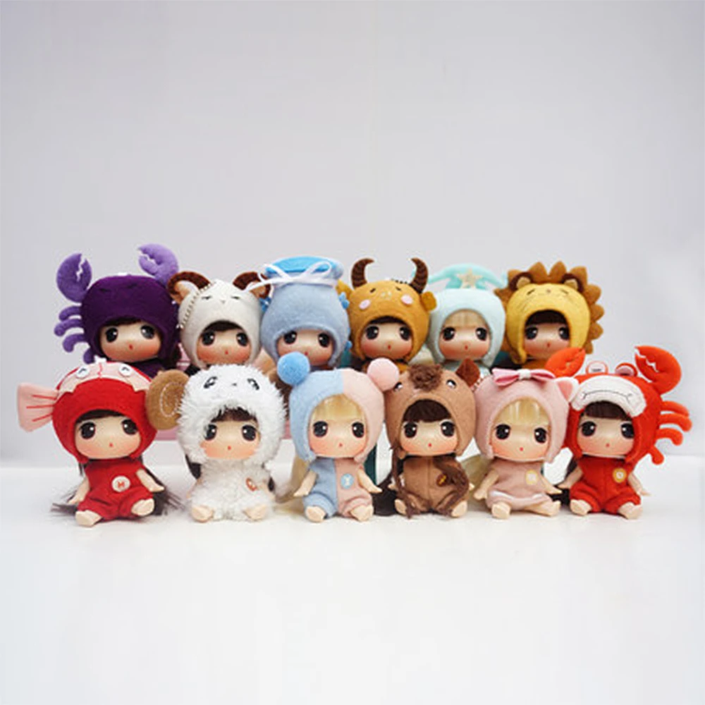 Ddung Doll 9cm Genuine Korean Twelve Constellation Change Dolls BJD Mini Baby Birthday Gift Key Pendant Collection Decoration
Ddung Doll 9cm Genuine Korean Twelve Constellation Change Dolls BJD Mini Baby Birthday Gift Key Pendant Collection Decoration
