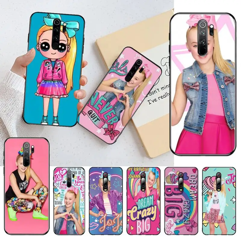 Фото CUTEWANAN Jojo Siwa жесткий ТПУ Мягкий силиконовый чехол для телефона Redmi Note 8 8A 7 6 6A 5 5A 4 4X 4A(China)