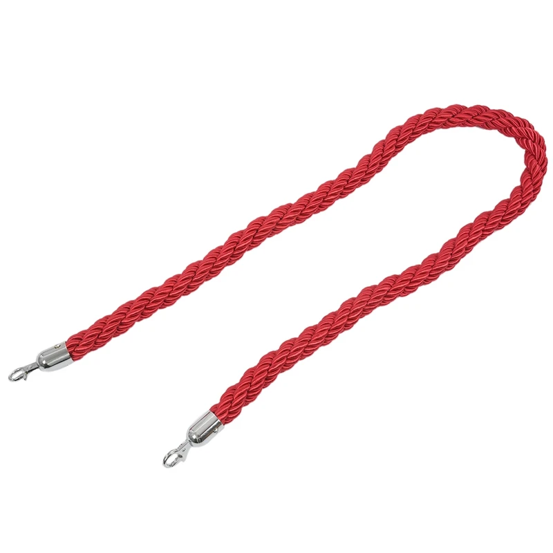 Quality 1.5m long Twisted Queue Barrier Rope Red for Posts Stands
Quality 1.5m long Twisted Queue Barrier Rope Red for Posts Stands