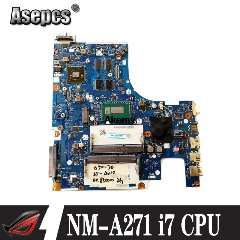 G50 70 для lenovo Z50 i7 Материнская плата ACLU1/ACLU2 NM A271 Rev1.0 с видеокартой Тесты|Материнские