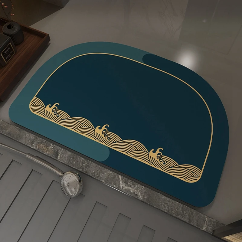 Bathroom Anti-slip Mat Diatom Mud Absorbent Pad Chinese New Year Waves Toilet Floor Mat Soft Diatomite Bathroom Toilet Carpet
Bathroom Anti-slip Mat Diatom Mud Absorbent Pad Chinese New Year Waves Toilet Floor Mat Soft Diatomite Bathroom Toilet Carpet