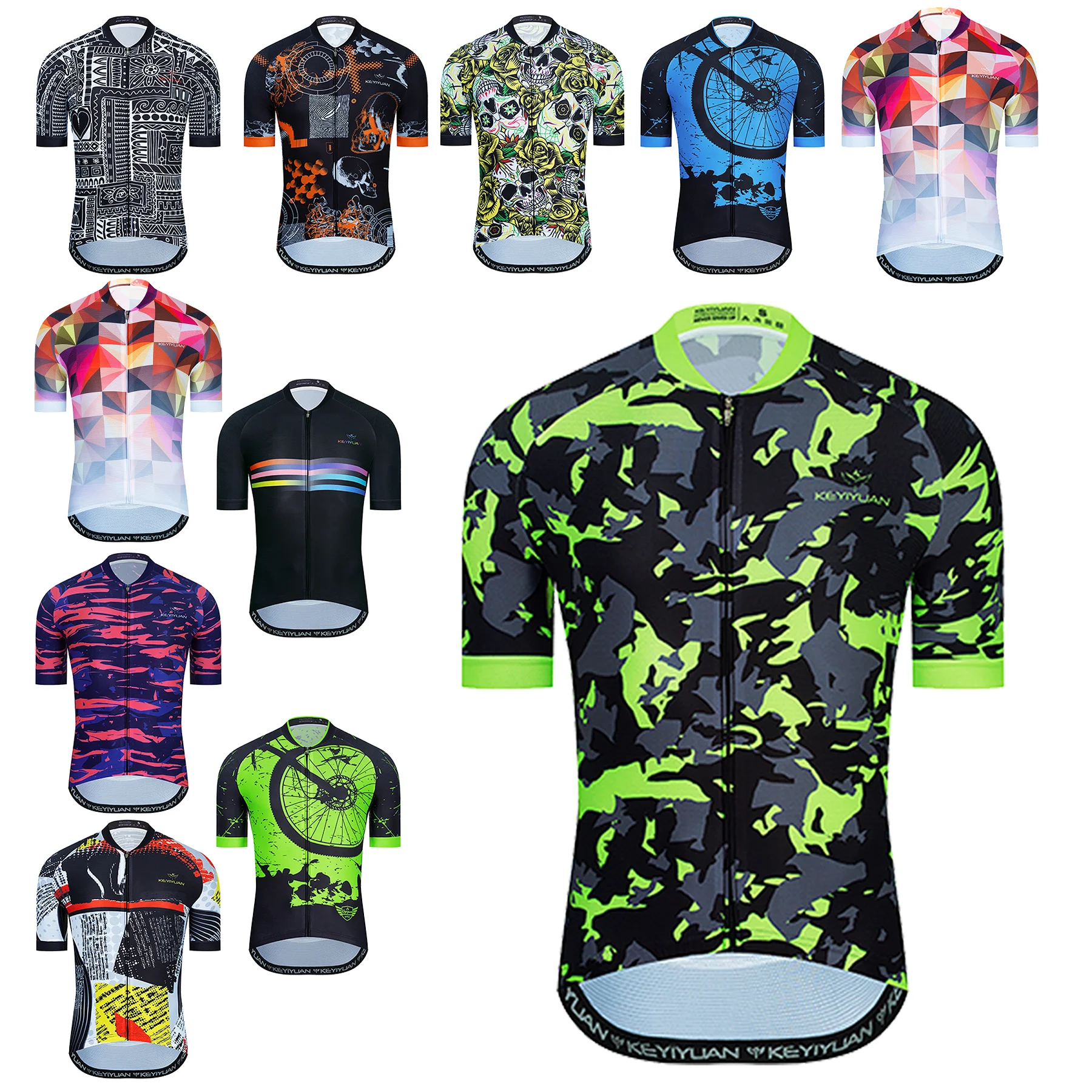 KEYIYUAN Men Pro Camouflage Cycling Jersey High Quality Mountain Bike Sportswear New Abbigliamento Ciclismo Poleras MTB Moletom
KEYIYUAN Men Pro Camouflage Cycling Jersey High Quality Mountain Bike Sportswear New Abbigliamento Ciclismo Poleras MTB Moletom