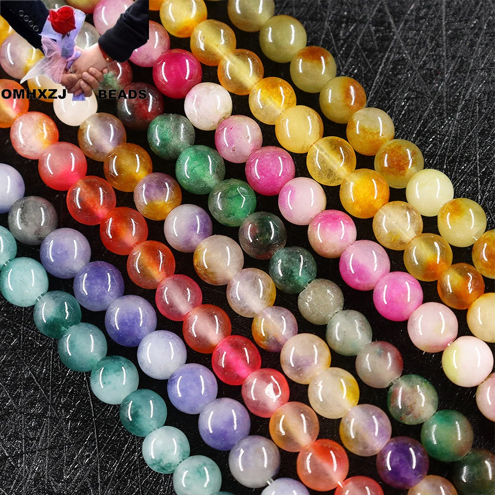 OMH Z24 6mm Colorful Quartzite Jade Polished By Hand Diy Accessories Semi-finished Buttons Jade Agate Round String Loose Beads
OMH Z24 6mm Colorful Quartzite Jade Polished By Hand Diy Accessories Semi-finished Buttons Jade Agate Round String Loose Beads