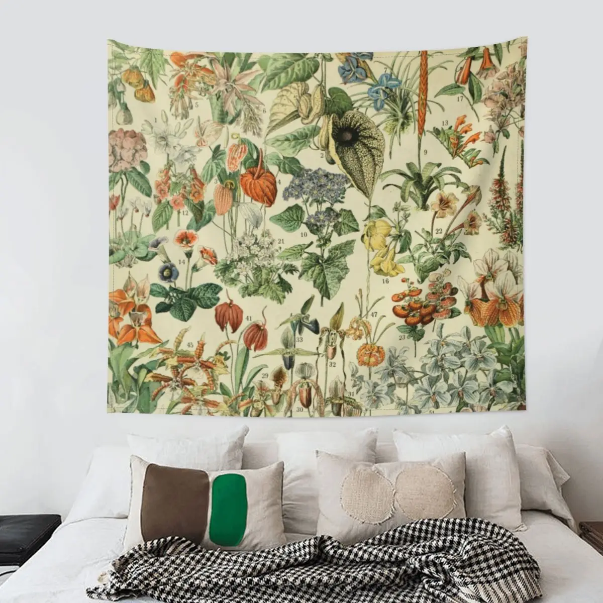 Adolphe Millot Fleurs Vintage Flowers Tapestry Hippie Polyester Wall Hanging Room Decoration Beach Mat Psychedelic Wall Tapestry
Adolphe Millot Fleurs Vintage Flowers Tapestry Hippie Polyester Wall Hanging Room Decoration Beach Mat Psychedelic Wall Tapestry