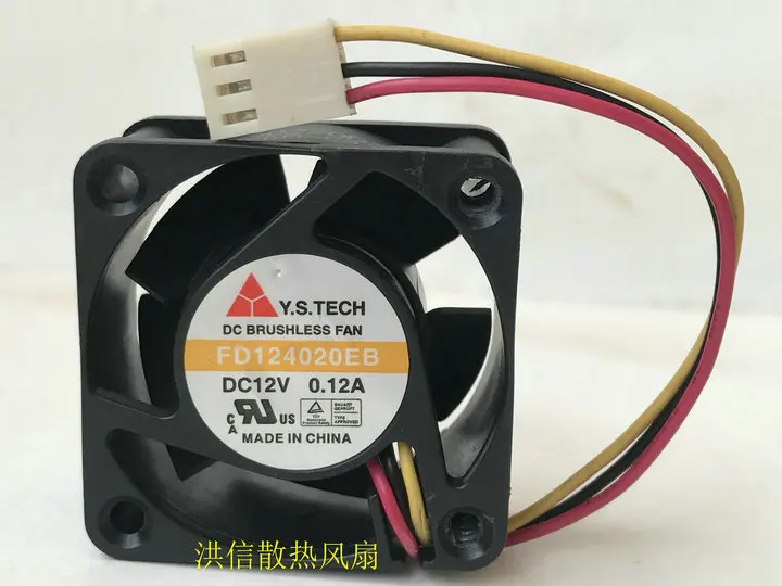 Original new FD124020EB dual Ball Large Air Volume Fan 4cm Ultra-Durable mute cooling fan Y.S Tech 12V 0.07A 40x40x20mm cooler 
Original new FD124020EB dual Ball Large Air Volume Fan 4cm Ultra-Durable mute cooling fan Y.S Tech 12V 0.07A 40x40x20mm cooler