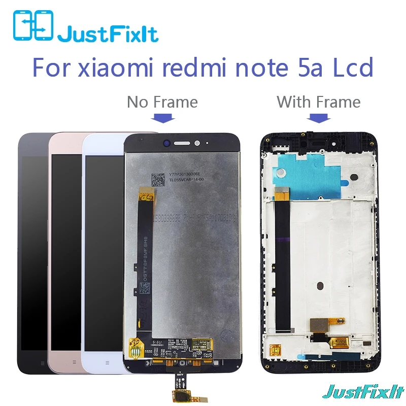 Для Xiaomi Redmi Примечание 5A 2 GB/Redmi Y1 Lite ЖК-дисплей с рамкой сенсорный экран дигитайзер