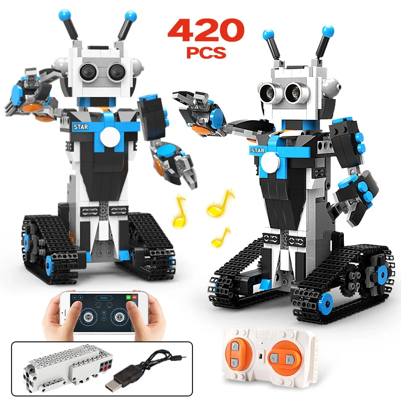 Строительные блоки New City RC Robot, Электрический робот с дистанционным управлением через Техническое приложение, модель MOC, игрушки для детей, п...
Строительные блоки New City RC Robot, Электрический робот с дистанционным управлением через Техническое приложение, модель MOC, игрушки для детей, п...
