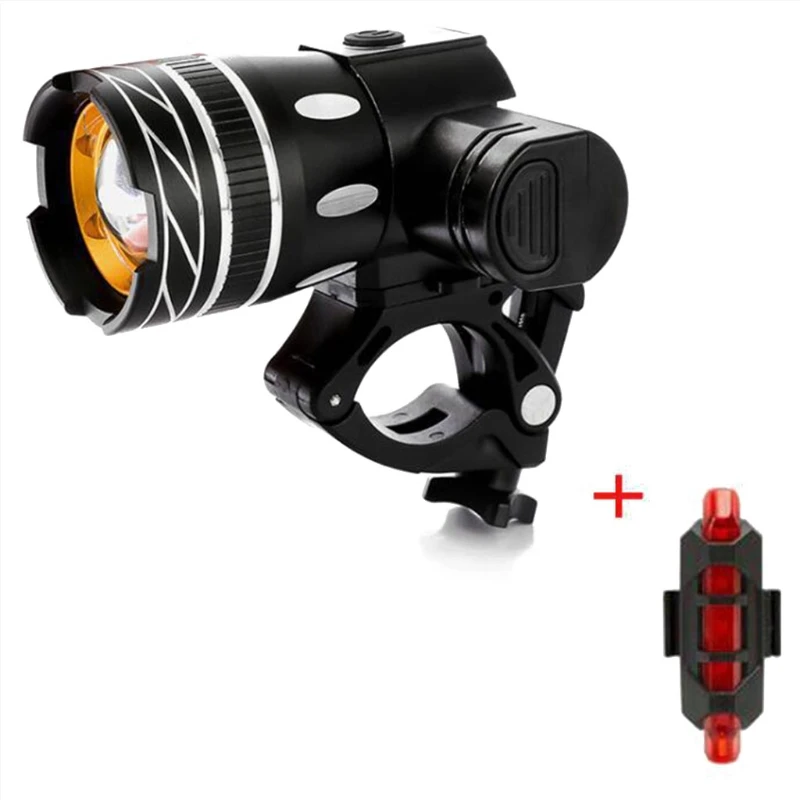 Bike T6 LED Light Headight USB Rechargeable Frontlight Flashlight Waterproof Zoomable Cycling Lamp for bicycle
Bike T6 LED Light Headight USB Rechargeable Frontlight Flashlight Waterproof Zoomable Cycling Lamp for bicycle