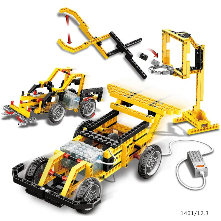 Feleph Deformable Electric DIY Power Machinery Education Crane Forklift Racing Car Bricks Building Blocks Toys For Children
Feleph Deformable Electric DIY Power Machinery Education Crane Forklift Racing Car Bricks Building Blocks Toys For Children