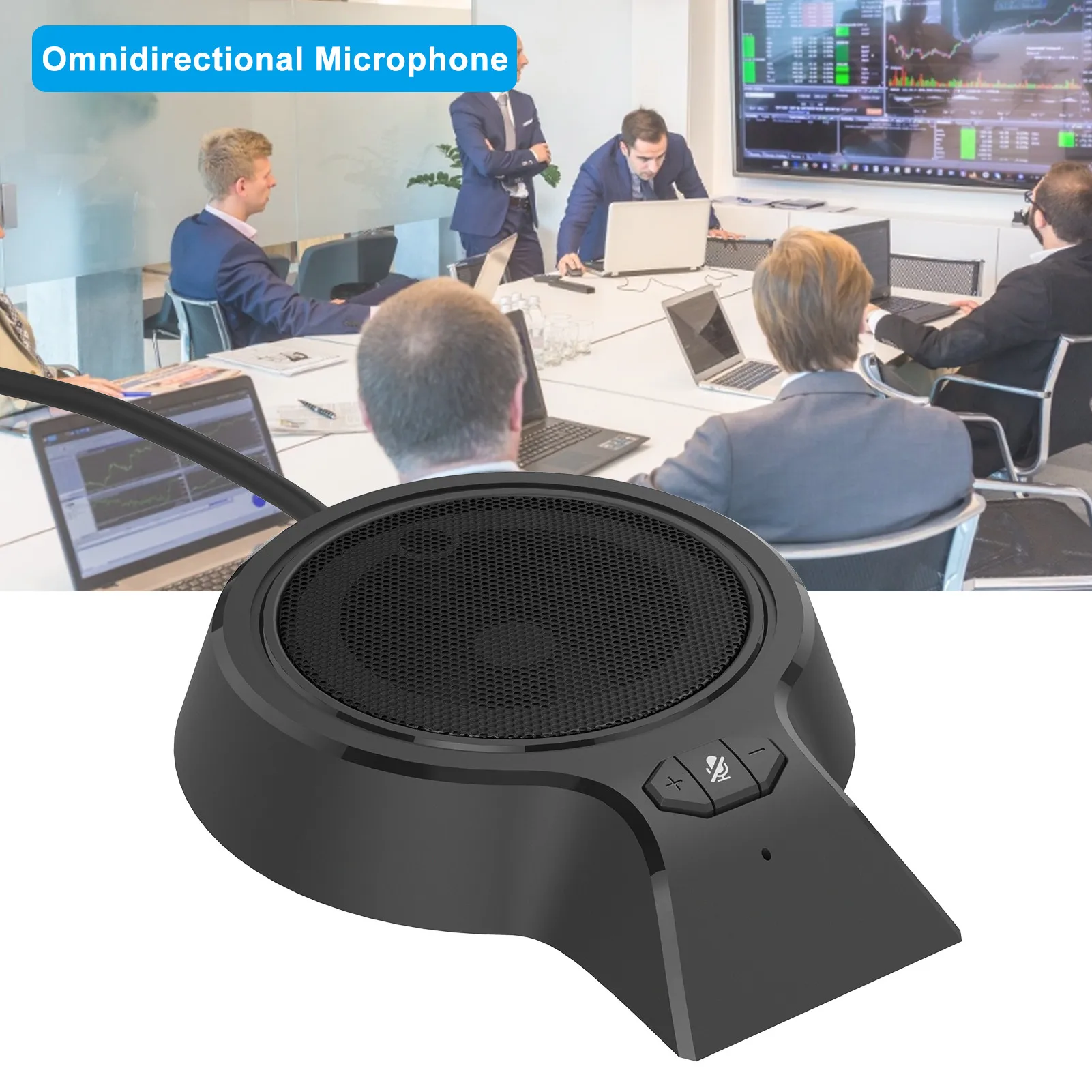 High Quality Portable USB Computer Mic Mute USB omnidirectional microphone video conference microphone webcast microphone Hot
High Quality Portable USB Computer Mic Mute USB omnidirectional microphone video conference microphone webcast microphone Hot