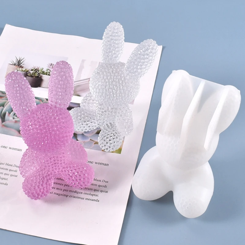 3D Rabbit Bunny Desktop Ornaments Casting Silicone Mould DIY Crafts Decorations Making Tools Crystal Epoxy Resin Mold
3D Rabbit Bunny Desktop Ornaments Casting Silicone Mould DIY Crafts Decorations Making Tools Crystal Epoxy Resin Mold