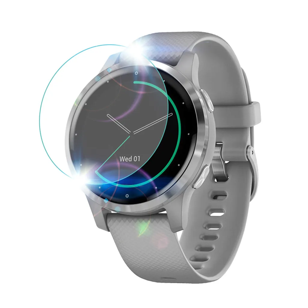 Закаленное стекло Ouhaobin для смарт часов Garmin Vivoactive 4 полное покрытие Защитная