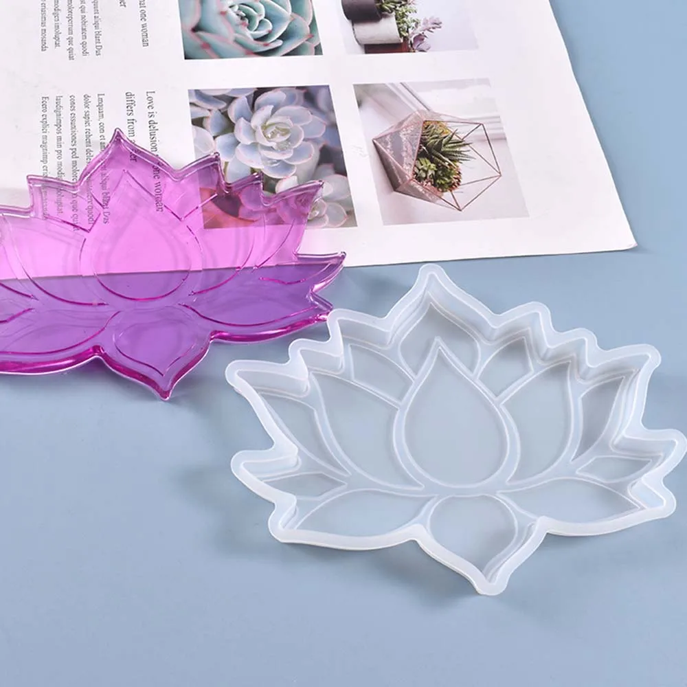 Diy Crafts Jewelry Decorations Making Tools Crystal Epoxy Resin Mold Lotus Coaster Tray Cup Mat Casting Silicone Mold
Diy Crafts Jewelry Decorations Making Tools Crystal Epoxy Resin Mold Lotus Coaster Tray Cup Mat Casting Silicone Mold
