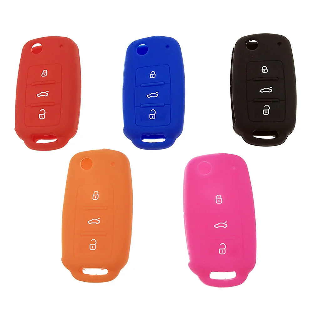 Silicone Key Case Cover for VOLKSWAGEN Polo Bora CADDY GTI Rabbit Golf Touareg Jetta MK5 MK6 Beetle Passat B5 B6 B7 Accessories
Silicone Key Case Cover for VOLKSWAGEN Polo Bora CADDY GTI Rabbit Golf Touareg Jetta MK5 MK6 Beetle Passat B5 B6 B7 Accessories