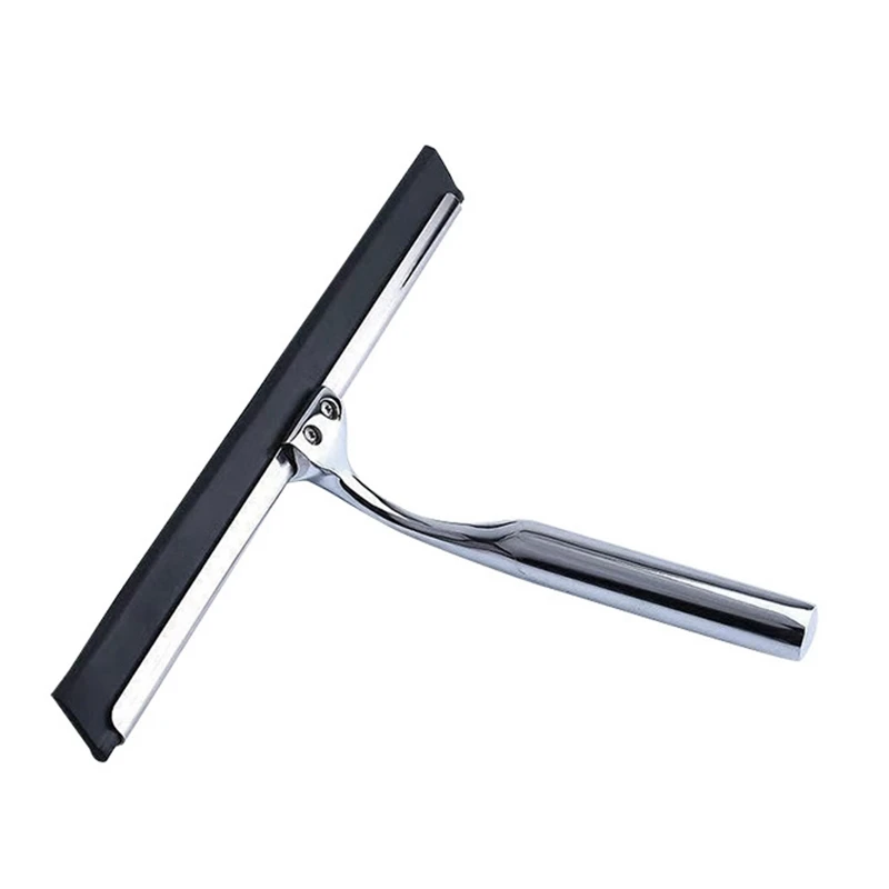 Shower Squeegee Stainless Steel with Matching Suction Cup Shower Tray No Drilling for Shower Doors, Bathroom
Shower Squeegee Stainless Steel with Matching Suction Cup Shower Tray No Drilling for Shower Doors, Bathroom