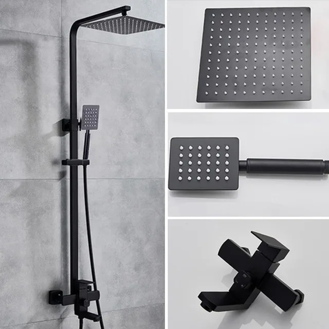 Wanmivezlo Смесители для душа черные современные однорычажные 
Wanmivezlo Смесители для душа черные современные однорычажные