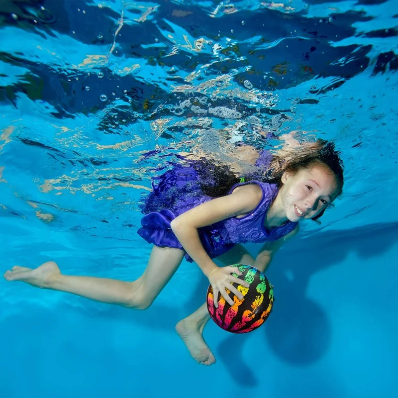 Swimming Pool Ball, Ball Game for Pool Inflatable Pool Ball for Under Water Game Passing, Buoying, Dribbling
Swimming Pool Ball, Ball Game for Pool Inflatable Pool Ball for Under Water Game Passing, Buoying, Dribbling