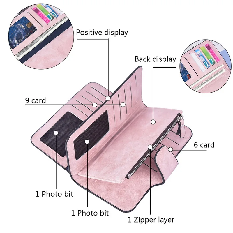 Women Wallets Fashion Lady Wristlet Handbags Long Money Bag Zipper Coin Purse Cards ID Holder Clutch Woman Wallet Burse Notecase
Women Wallets Fashion Lady Wristlet Handbags Long Money Bag Zipper Coin Purse Cards ID Holder Clutch Woman Wallet Burse Notecase