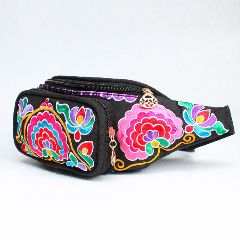 Women's Waist Pack Retro Embroidery Pretty Flower Bohemia Ethnic Zipper Pack Phone Anti-theft Crossbody Chest Bag Purse for Mom
Women's Waist Pack Retro Embroidery Pretty Flower Bohemia Ethnic Zipper Pack Phone Anti-theft Crossbody Chest Bag Purse for Mom