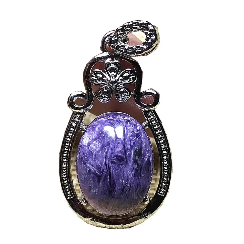 Real Natural Purple Charoite Crystal Necklace Pendant Jewelry For Woman Lady Man Stone 16x12mm Beads Silver Oval Gemstone AAAAA
Real Natural Purple Charoite Crystal Necklace Pendant Jewelry For Woman Lady Man Stone 16x12mm Beads Silver Oval Gemstone AAAAA
